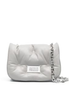 Maison Margiela petit sac porte épaule Glam Slam Flap - Gris