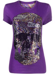 Philipp Plein t-shirt Sexy Pure Fit à motif cachemire - Violet