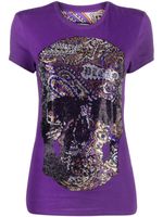 Philipp Plein t-shirt Sexy Pure Fit à motif cachemire - Violet