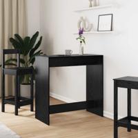 Bartafel Zwart Eiken 102 x 50 x 103,5 cm Bewerkt hout