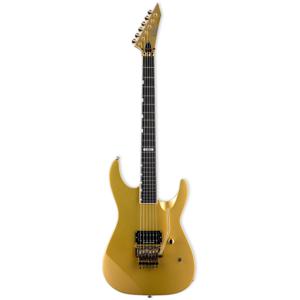 ESP LTD M-1 Custom '87 Metallic Gold met non-recessed Floyd Rose en EMG PA-2 Boost