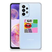 Samsung Galaxy A23 Silicone Back Cover Popart Princess