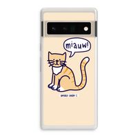 Miauw: Google Pixel 6 Pro Transparant Hoesje