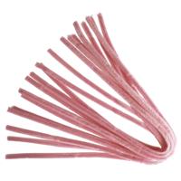 Roze chenilledraad setje van 50 cm - 10x stuks - hobby en knutselen materialen