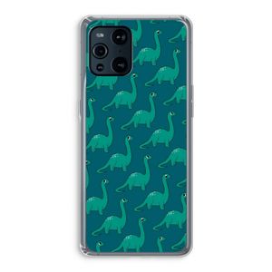 Diplodocus: Oppo Find X3 Pro Transparant Hoesje