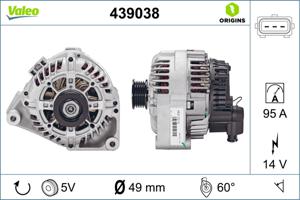 Valeo Alternator/Dynamo 439038