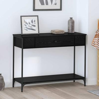 Wandtafel Other Zwart eiken 100 x 34.5 x 75 cm Bewerkt hout