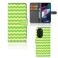 Motorola Edge 30 Pro | Telefoon Hoesje | Waves Green
