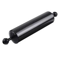 PULUZ 12.79 inch 32.5cm lengte 60mm Diameter Dual ballen koolstofvezel drijvende Arm bal Diameter: 2 5 cm drijfvermogen: 400 g