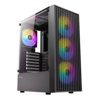 ATX Semi-toren doos Antec AX27 RGB Zwart