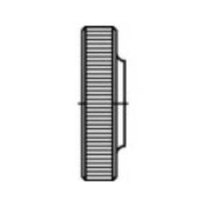 TOOLCRAFT TO-5447940 Kartelmoeren M3 DIN 467 Messing 100 stuk(s)