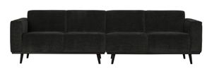BePureHome Bank 'Statement' 4-zits, Rib, kleur Graphite