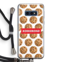 Koekerond: Samsung Galaxy S10e Transparant Hoesje met koord