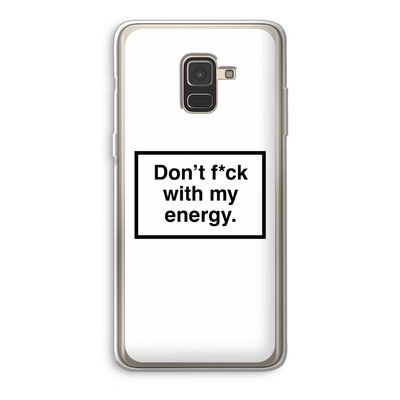 My energy: Samsung Galaxy A8 (2018) Transparant Hoesje