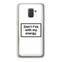 My energy: Samsung Galaxy A8 (2018) Transparant Hoesje