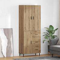 Hoge kast met lade Artisan Eiken 69,5 x 34 x 180 cm