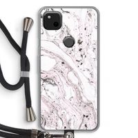 Mengelmoes: Pixel 4a Transparant Hoesje met koord
