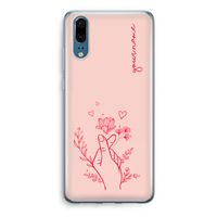 Giving Flowers: Huawei P20 Transparant Hoesje