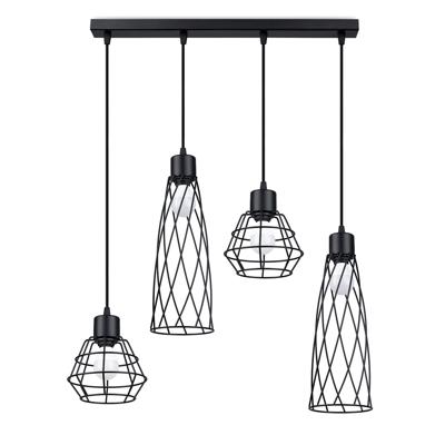 Hanglamp SUBA 4L zwart