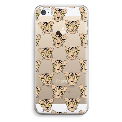 Tijger: iPhone 5 / 5S / SE Transparant Hoesje