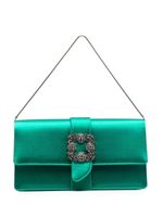 Manolo Blahnik pochette à boucle décorative - Vert - thumbnail