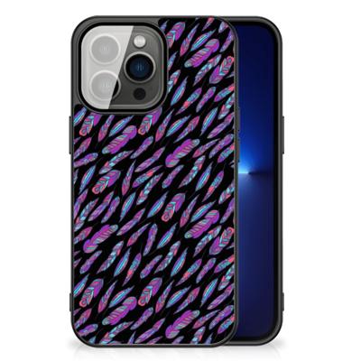 iPhone 13 Pro Back Case Feathers Color