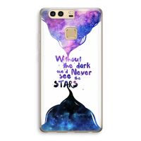 Stars quote: Huawei P9 Transparant Hoesje