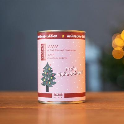 alsa-nature XMAS Lam met aardappel & cranberries, 400 g, Aantal: 12 x 400 g