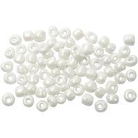 Creativ Company Rocailles, d 4 mm, afm 6/0, gatgrootte 0,9-1,2 mm, parelmoer, 500 gr/ 1 doos