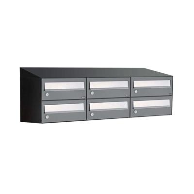 Allux Hive Set 3-Breed, 2-Hoog Met Dak Antraciet - 40030065_3x2d