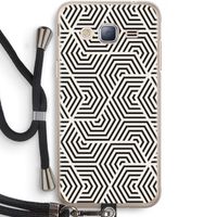 Magic pattern: Samsung Galaxy J3 (2016) Transparant Hoesje met koord