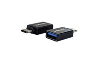 Integral INADUSB3.0ATOCTW tussenstuk voor kabels USB Type-A USB Type-C Zwart