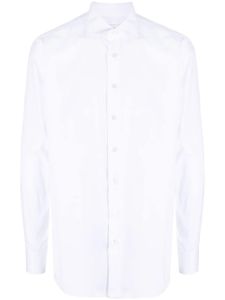 Lardini chemise à boutonnière sur le devant - Blanc