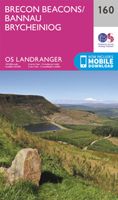 Wandelkaart - Topografische kaart 160 Landranger Brecon Beacons - Wales | Ordnance Survey - thumbnail