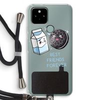Best Friend Forever: Pixel 5 Transparant Hoesje met koord