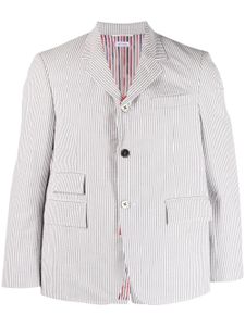 Thom Browne blazer à simple boutonnage - Gris