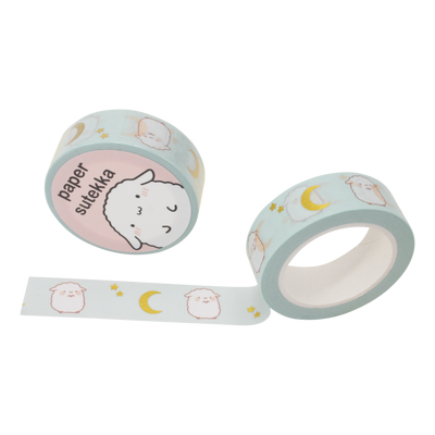 Washi Tape - Blue Moon - Gold Foil