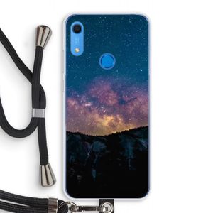 Travel to space: Huawei Y6s Transparant Hoesje met koord