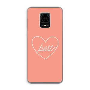 Best heart: Xiaomi Redmi Note 9 Pro Transparant Hoesje