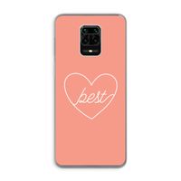 Best heart: Xiaomi Redmi Note 9 Pro Transparant Hoesje