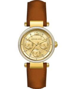 Horlogeband Michael Kors MK2504 Leder Bruin 16mm