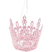 Filigree crown rosa glitter - Hortus