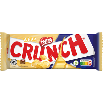 CRUNCH Witte chocolade reep bij Jumbo