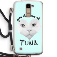 You had me at tuna: LG K10 (2016) Transparant Hoesje met koord