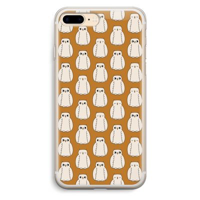 Uilen: iPhone 7 Plus Transparant Hoesje