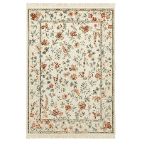 Vloerkleed Oriental Flowers Groen 160x230 Cm Laagpolig Nouristan - Dekbed-Discounter.nl