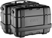 GIVI TRK33 Trekker set zijkoffers, Topkoffers en voor de moto, zwarte aluminium cover 2x 33 liter GIVI TRK33 Trekker set zijkoffers, Topkoffers en voor de moto, zwarte aluminium cover 2x 33 liter