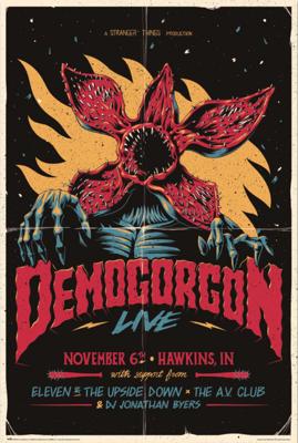 Poster Stranger Things - Demogorgon Live 61x91,5cm
