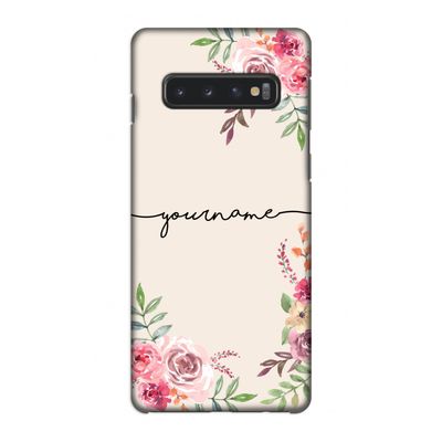 Rozen: Samsung Galaxy S10 4G Volledig Geprint Hoesje