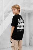Ballin Amsterdam Botanic Identity T-shirt Kids Zwart - Maat 128 - Kleur: Zwart | Soccerfanshop